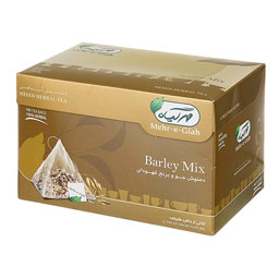 دمنوش جو و برنج قهوه‌ای 14 عددی مهرگیاه