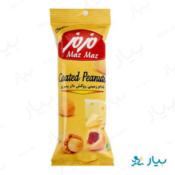 بادام زمینی روکش دار پنیری 35 گرمی مزمز