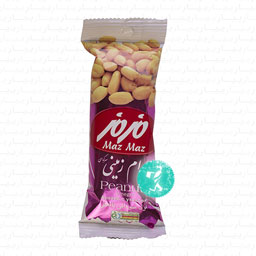 بادام زمینی سرکه نمکی 40 گرمی مزمز