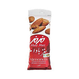 مغز بادام درختی نمکی 30 گرمی مزمز