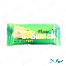ویفر با طعم موز 25 گرمی سامک