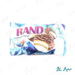 بیسکویت پتی بور کرمدار نارگیلی با روکش کاکائویی 35 گرمی رند