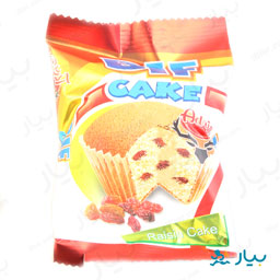 کیک کشمشی 50 گرمی بیف کیک