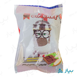 کیک روغنی کاکائویی با مغزی کرم کاکائو 45 گرمی بیف کیک