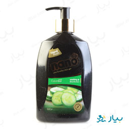 مایع دستشویی با رایحه خیار 500 گرمی نانونیپ