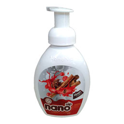 فوم دستشویی با رایحه کرن بری و دارچین وزن 500 گرمی نانو نیپ