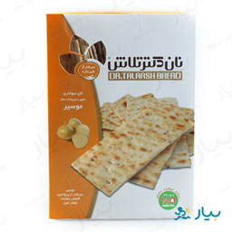 نان سوخاری موسیر 400 گرمی دکتر تلاش نان تلاش