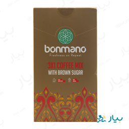 کافی میکس 1×3 با شکر قهوه ای 400 گرمی بن مانو