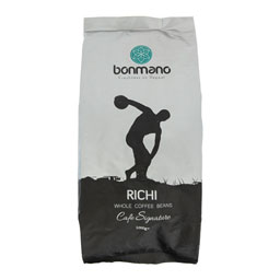 دانه قهوه ریچی 1 کیلوگرمی بن مانو