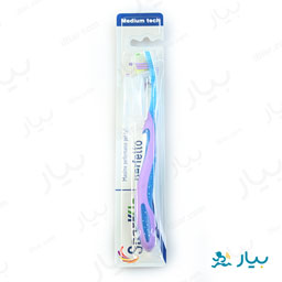 مسواک بزرگسال متوسط بنفش اسپارکل