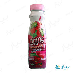 نوشیدنی شیر میوه ای توت فرنگی 275 میلی عالیس