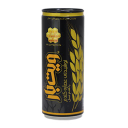 نوشیدنی عصاره گندم با طعم عسل گازدار حاوی شربت فروکتوز قوطی250 میلی لیتری ویت بار