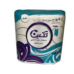 دستمال دوقلو حوله ای 200 برگی تکین