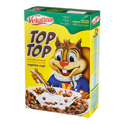 کورن فلکس صبحانه نیمه آماده تاپ تاپ 375 گرمی ولوتینا