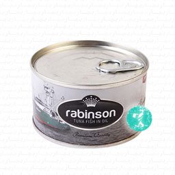 کنسرو ماهی تون در روغن 200 گرمی رابینسون