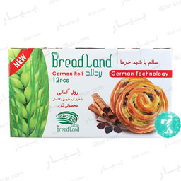 رول آلمانی با مغزکرم ودارچین وکشمش720 گرمی بردلند