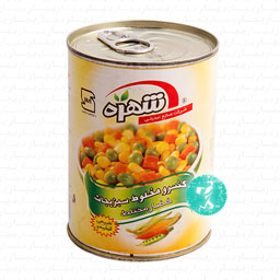 کنسرو مخلوط سبزیجات 380 گرمی شهره