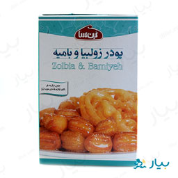 پودر زولبیا و بامیه 300 گرمی بن سا