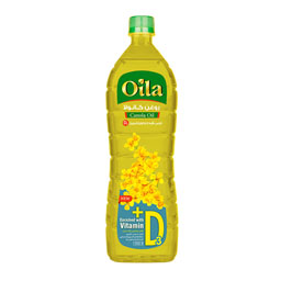 روغن کانولا (کلزا) غنی شده با ویتامین D3 مخصوص سالاد و پخت و پز 1350 میلی لیتری اویلا