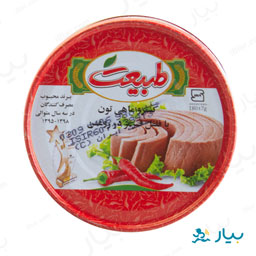 کنسرو تن ماهی با فلفل قرمز در روغن 180 گرمی هایلی