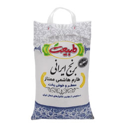 طبیعت برنج ایرانی طارم هاشمی ممتاز 5 کیلویی