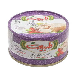 تن ماهی با سیر و فلفل قرمز 180 گرمی طبیعت