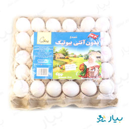 تخم مرغ شرینگ بدون آنتی بیوتیک 30عددی پرطلایی