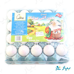 تخم مرغ بدون آنتی بیوتیک 20 عددی پر طلایی