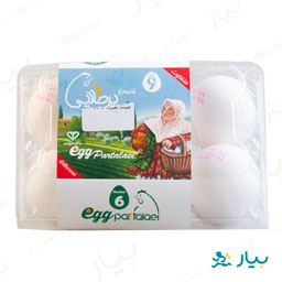 تخم مرغ 6 عددی پرطلایی
