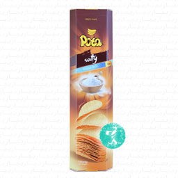 چیپس سیب زمینی نمکی قوطی پوتا چیپس