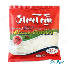 پنیر پیتزای پروسس رنده 180گرمی شیرآوران