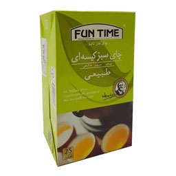 چای سبز طبیعی کیسه ای 25 عددی فان تایم