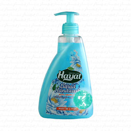مایع دستشویی صدفی آبی 450 گرمی حیات