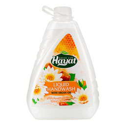 مایع دستشویی صدفی سفید حاوی روغن ارگان 2500 گرمی حیات