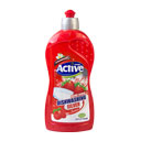 مایع ظرفشویی قرمز توت فرنگی نیم لیتری اکتیو