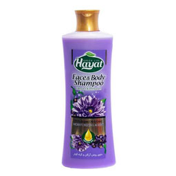 شامپو صورت و بدن حاوی روغن آرگان و گیاه گوار 400 گرمی حیات