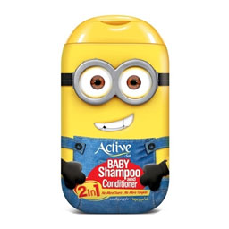 شامپو بچه مینیون زرد 280 گرمی اکتیو