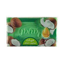 صابون نارگیل وزن 125 گرمی حیات