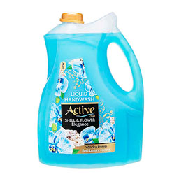 مایع دستشویی صدفی آبی حاوی پروتئین سویا اکتیو 3750 گرمی