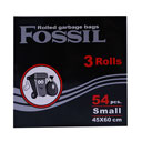 کیسه زباله 60*45کوچک رولی54عددی مشکی فسیل