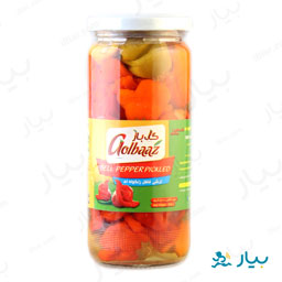 ترشی فلفل زنگلوله ای 500 گرمی گل باز