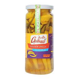 ترشی فلفل گلدن چیلی زرد 500 گرمی گل باز