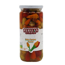 ترشی فلفل بیبی پرشین گاردن 500 گرمی