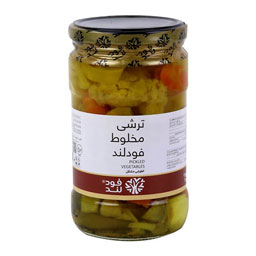 ترشی مخلوط مقدار 670 گرمی فودلند