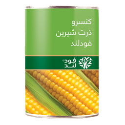 کنسرو ذرت شیرین 380 گرمی فودلند
