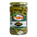 خیارشور ویژه شیشه ای 680 گرمی خوش طعم بهار