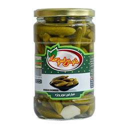 خیارشور پاستوریزه 1500 گرمی خوش طعم بهار