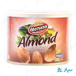 مغز بادام درختی قوطی تنوری 200گرمی مرسانا