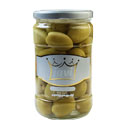 زیتون سبز با سیر 670 گرمی ژاوی