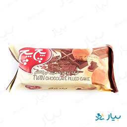 کیک دو قلو ساده با مغز کرم کاکائو 55 گرمی پچ پچ
